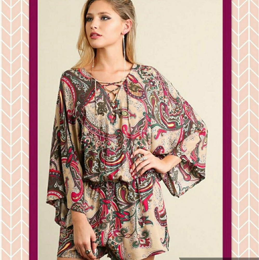 Paisley Romper